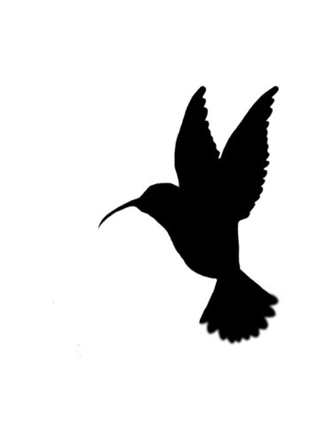 Free printable Hummingbird stencils and templates