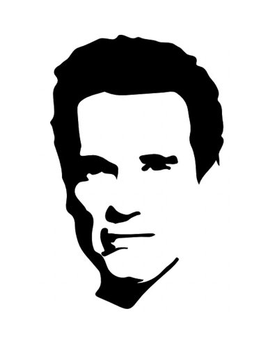 Free printable Arnold Schwarzenegger stencils and templates