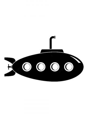 Free printable Submarine stencils and templates