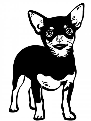 Free printable Chihuahua stencils and templates