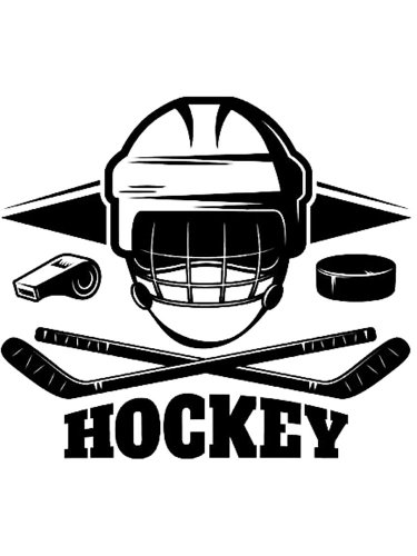 Free printable Hockey stencils and templates