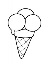 Трафареты Мороженого - Бесплатно распечатать