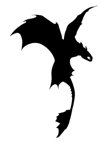 Free printable How to Train Your Dragon - Toothless stencils and templates