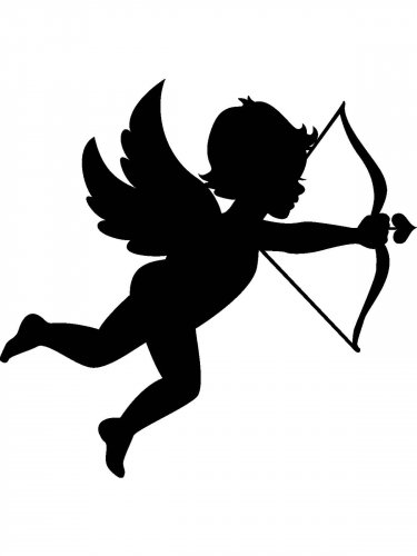 Free printable Cupid stencils and templates