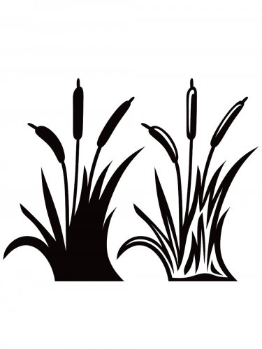 Free printable Bulrush stencils and templates