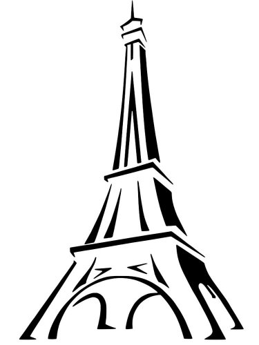 Free printable Eiffel Tower stencils and templates