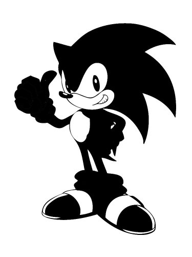 Free printable Sonic stencils and templates