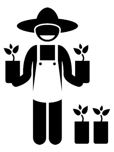 Free printable Farmer stencils and templates