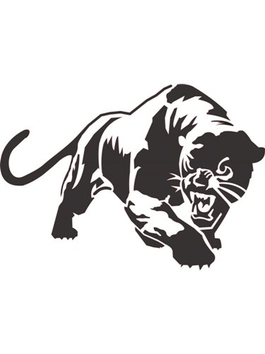 Free printable Panther stencils and templates