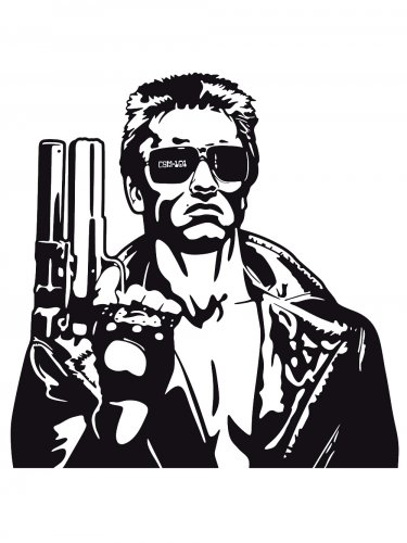 Free printable Terminator stencils and templates