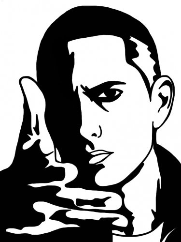 Free printable Eminem stencils and templates