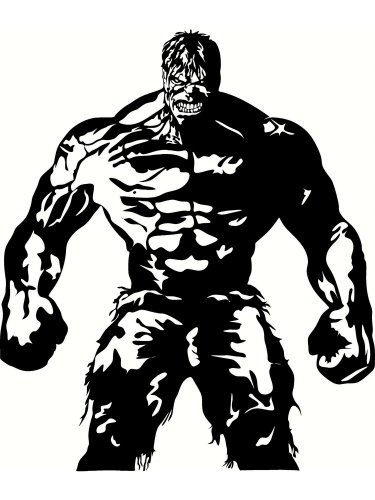 Free printable Hulk stencils and templates