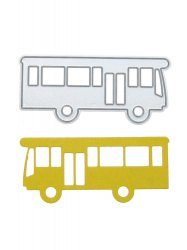 Трафареты Автобуса - Бесплатно распечатать