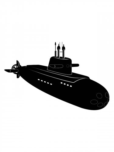 Free printable Submarine stencils and templates