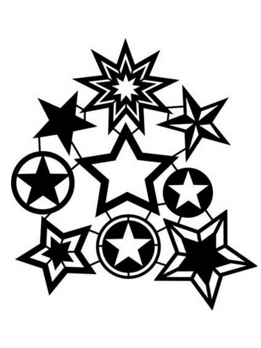 Free printable Star stencils and templates