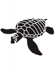 Трафареты Черепахи - Бесплатно распечатать