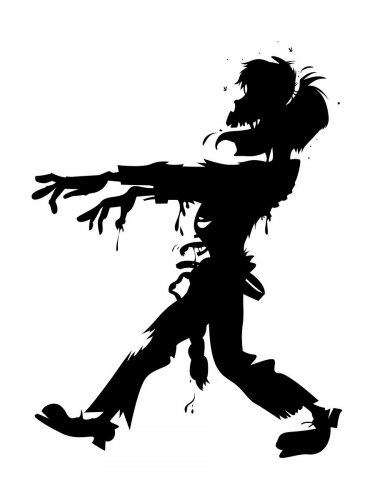 Free printable Zombie stencils and templates