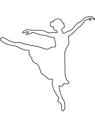 Free printable Ballerina stencils and templates