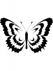 Трафареты Бабочки - Бесплатно распечатать