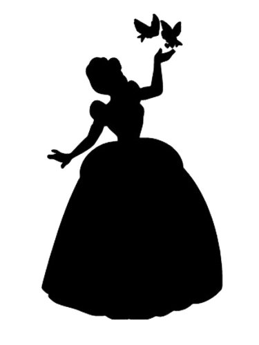 Free printable Cinderella stencils and templates