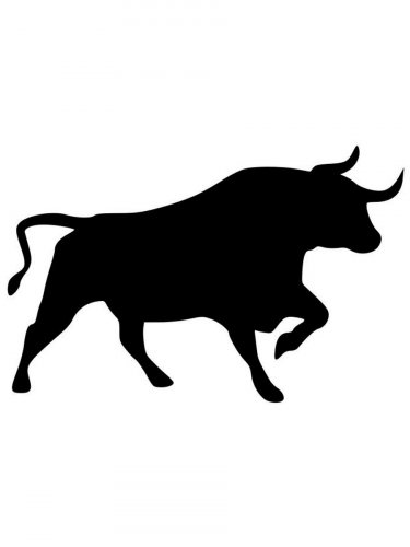 Free printable Bull stencils and templates