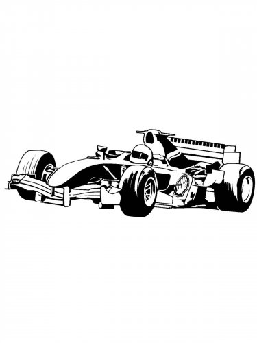 Free printable Formula 1 stencils and templates