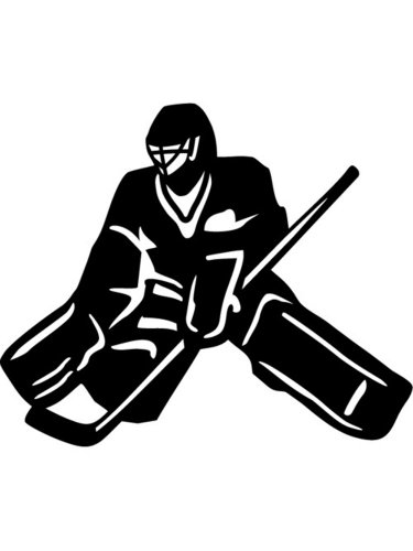 Free printable Hockey stencils and templates