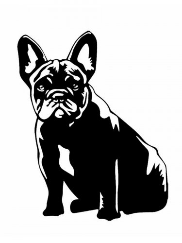 Free printable Bulldog stencils and templates