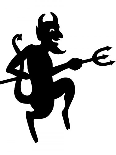 Free printable Devil stencils and templates