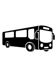 Трафареты Автобуса - Бесплатно распечатать