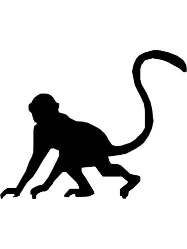 Free printable Monkey stencils and templates