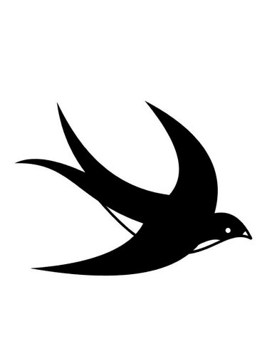 Free printable Swallow stencils and templates