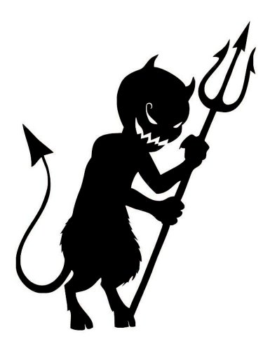 Free printable Daemon stencils and templates