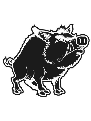 Free printable Boar stencils and templates