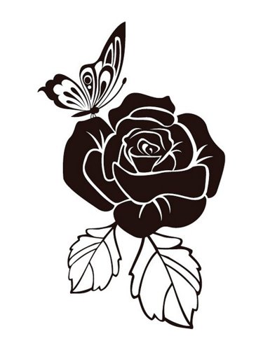 Free printable Rose stencils and templates