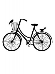 Трафареты Велосипеда - Бесплатно распечатать