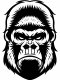 Free printable Gorilla stencils and templates