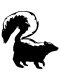 Free printable Skunk stencils and templates