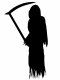 Free printable Grim Reaper stencils and templates