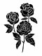 Free printable Rose stencils and templates