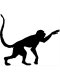 Free printable Monkey stencils and templates