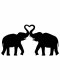 Free printable Elephant stencils and templates