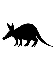 Aardvark Stencil 2