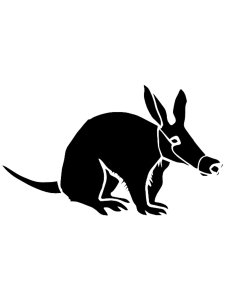 Aardvark Stencil 7
