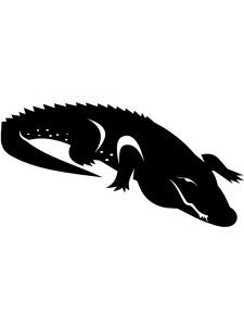 Alligator Stencil 3