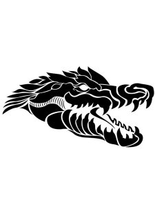 Alligator Stencil 4