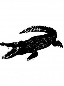 Alligator Stencil 6