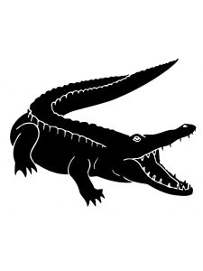 Alligator Stencil 7