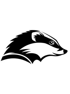 Badger Stencil 13