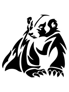 Badger Stencil 15